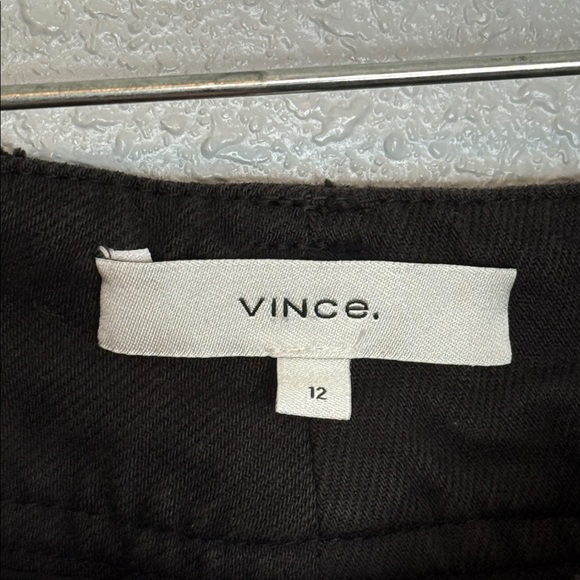 Vince Women's Black High-Waist Washed Casual Pant Size 12 - Picture 2 of 6